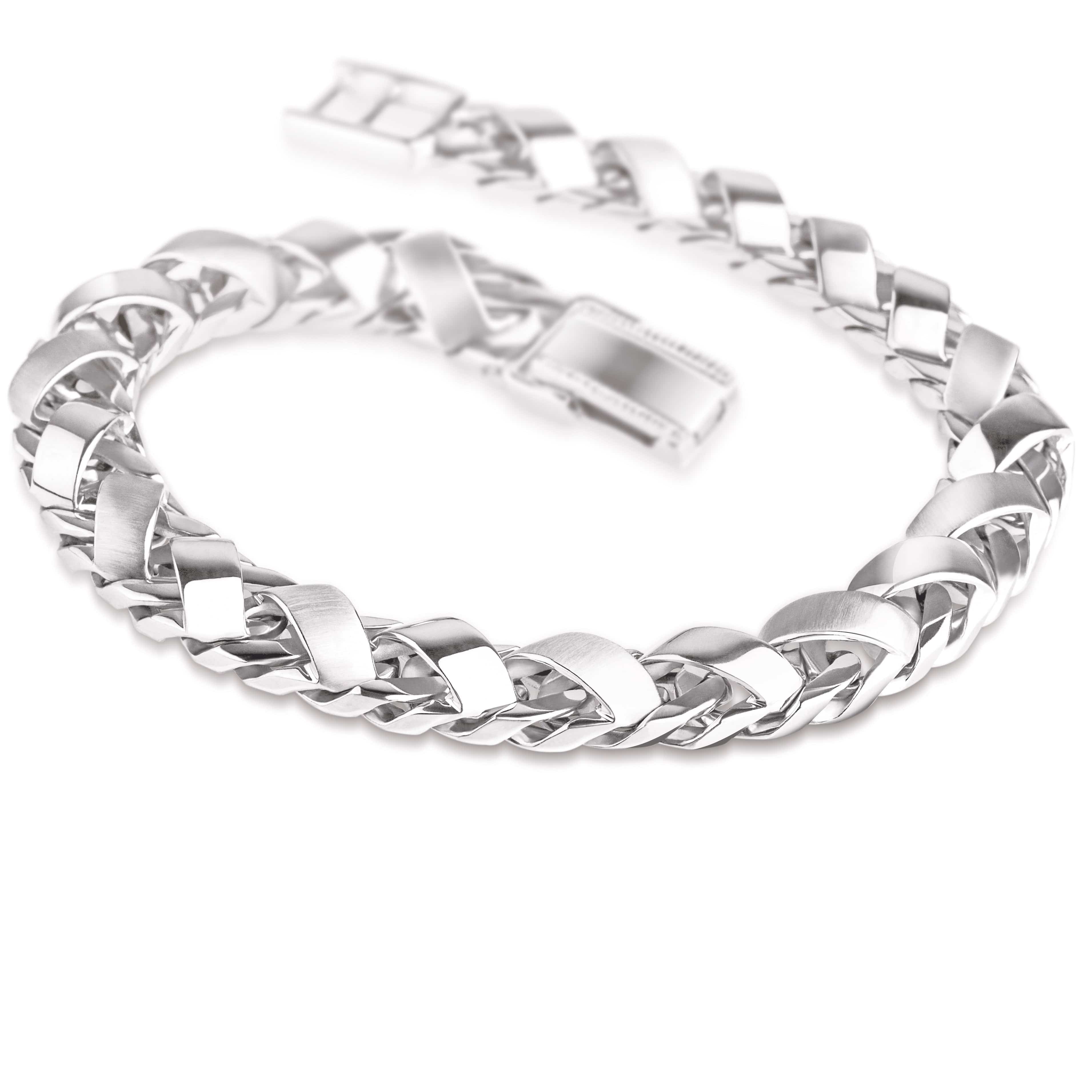 Buy Men of Platinum Heavy Platinum Bracelet With Unique Diamond Studded  Lock JL PTB 651 Online in India - Etsy